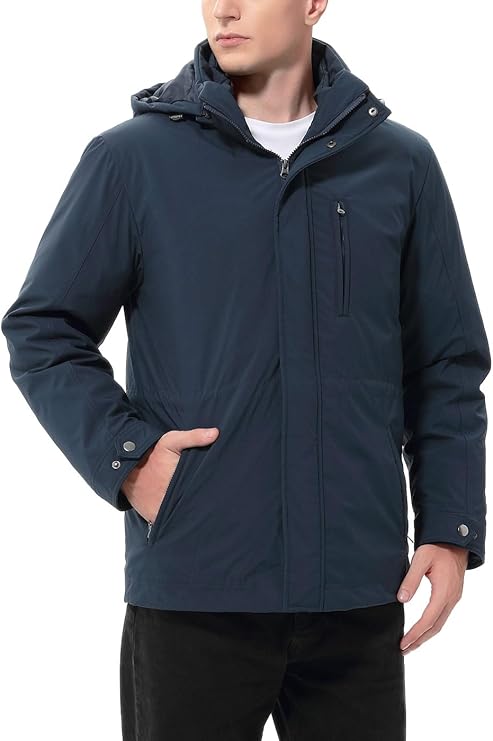 BGSD Men's "James" 3-in-1 Waterproof Down Parka Coat