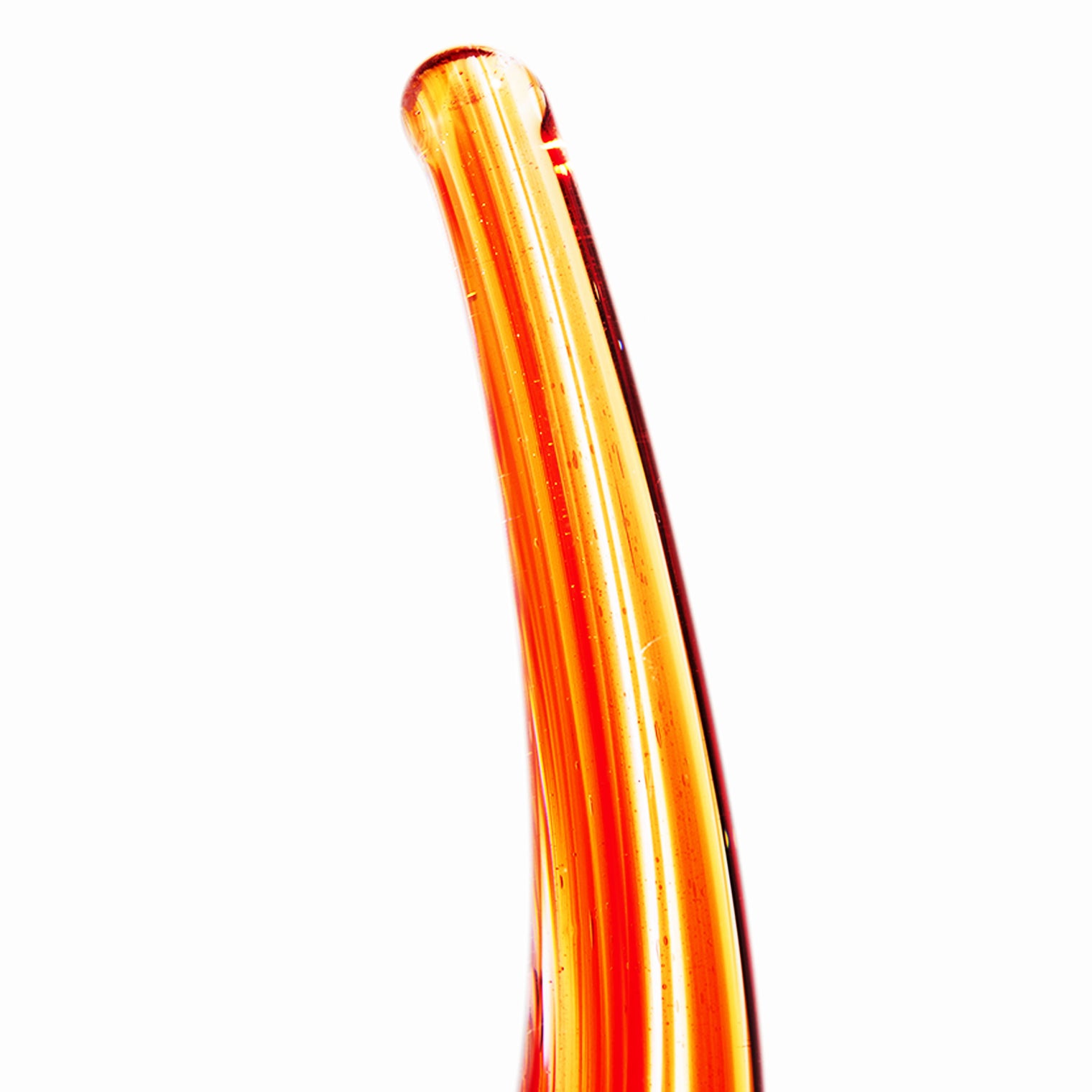 Hand Blown Abstract Sommerso Art Glass Sculpture