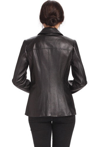 BGSD Women Ellen Lambskin Leather Jacket