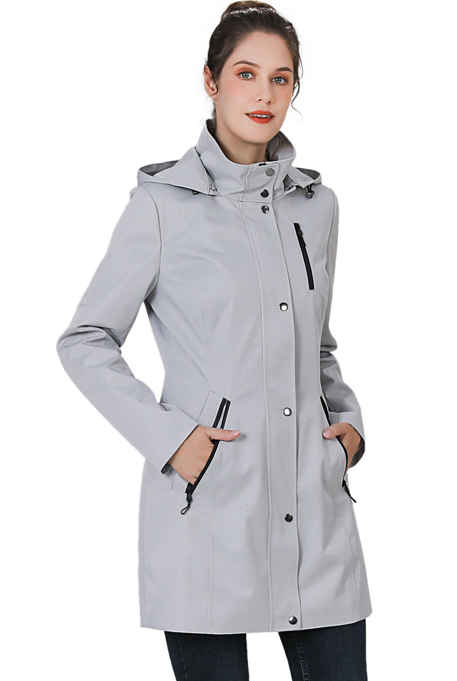 BGSD Women Easton Waterproof Hooded Anorak Jacket