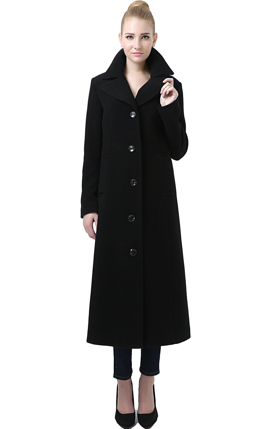 BGSD Women Jeanette Long Wool Maxi Walking Coat – Luxury Lane