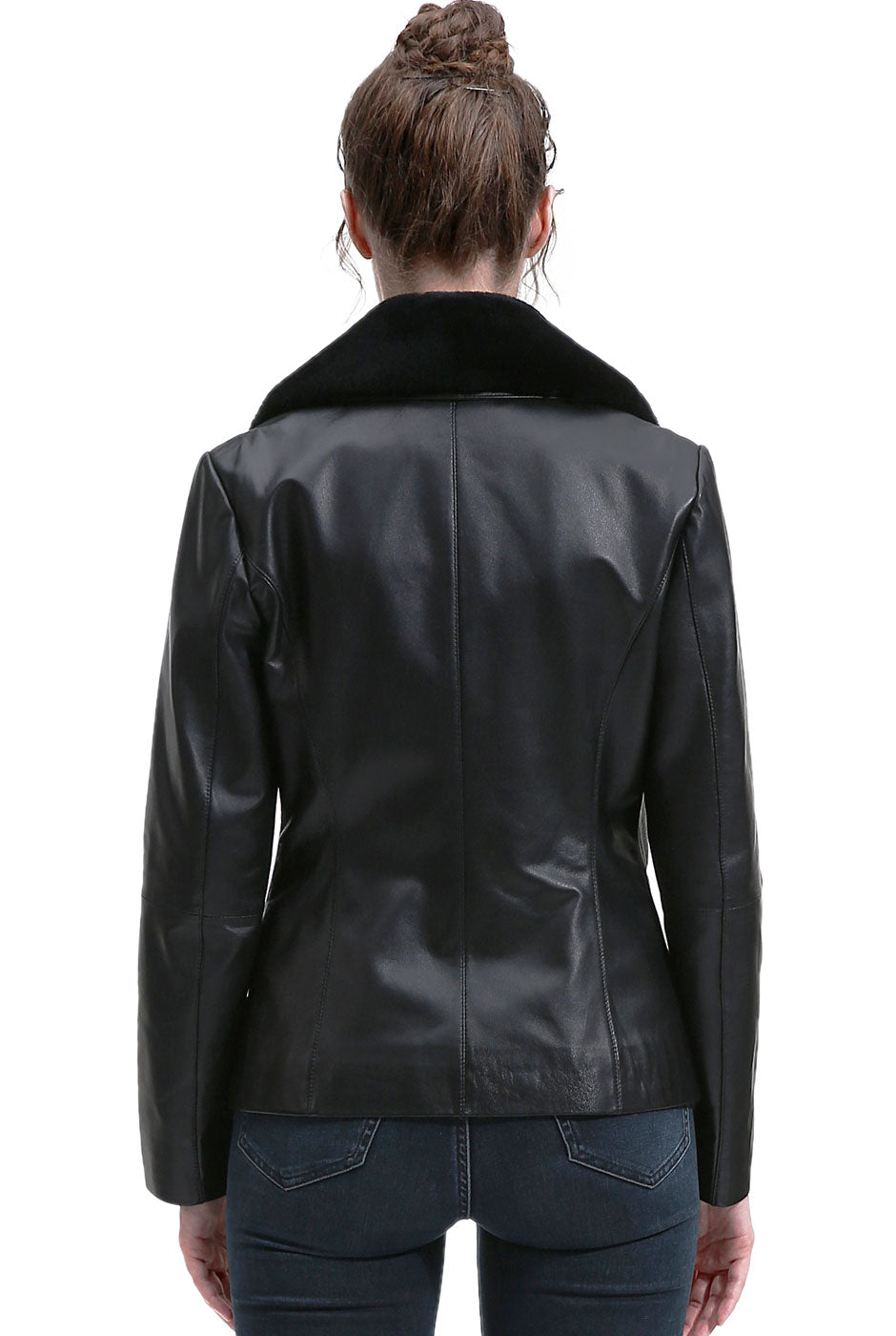 BGSD Women Grace Lambskin Leather Jacket