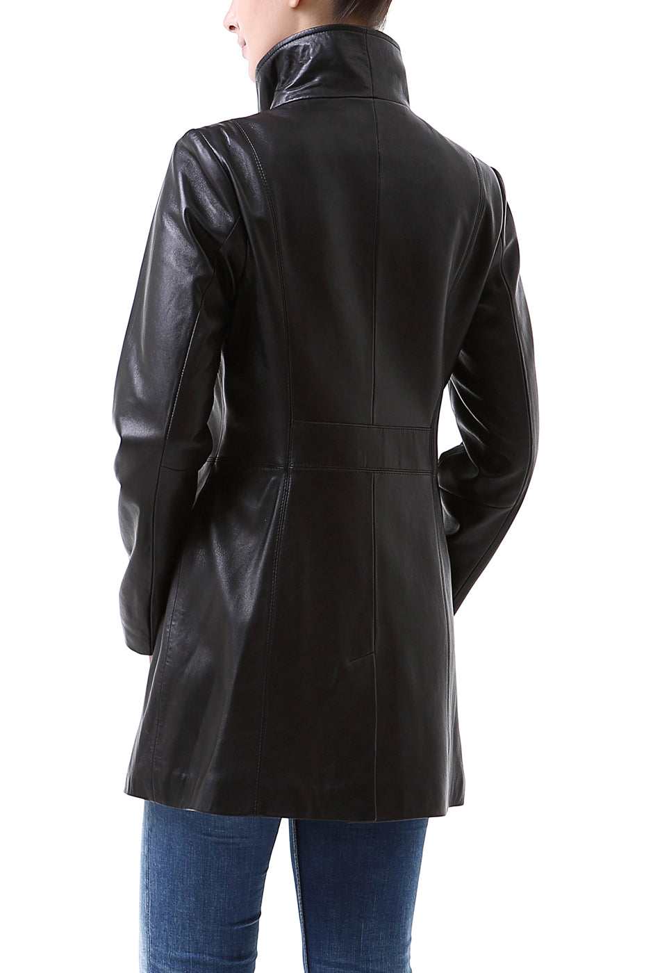BGSD Women Jocelyn Lambskin Leather Car Coat – Luxury Lane BGSD Women Jocelyn Lambskin Leather Car Coat – Luxury Lane