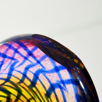 Hand Blown Abstract Sommerso Art Glass Sculpture