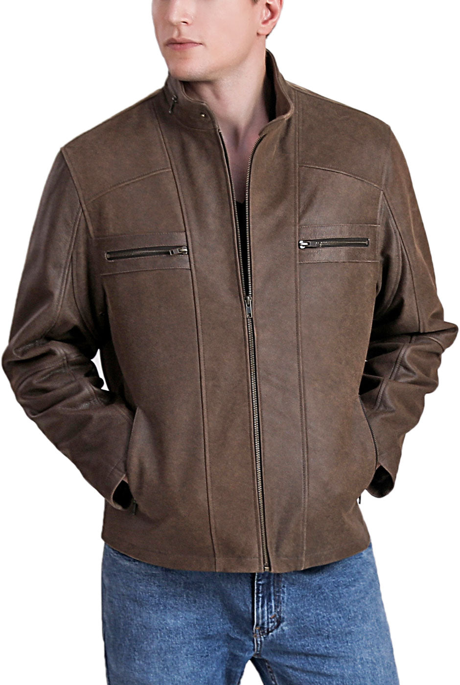 Bgsd men's leather jacket store