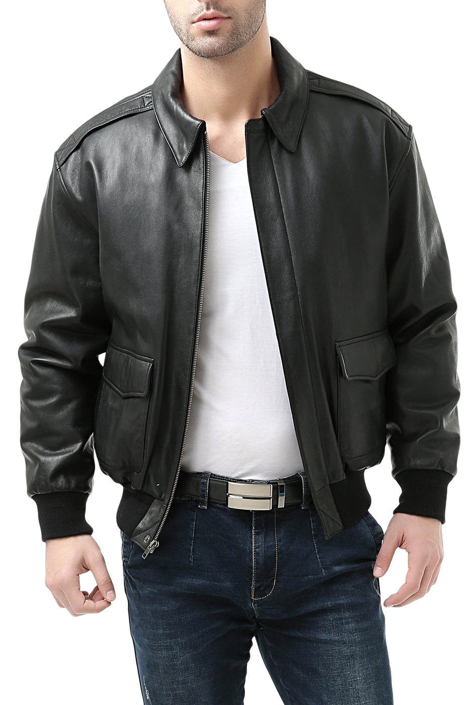 Air force hotsell landing leather jacket