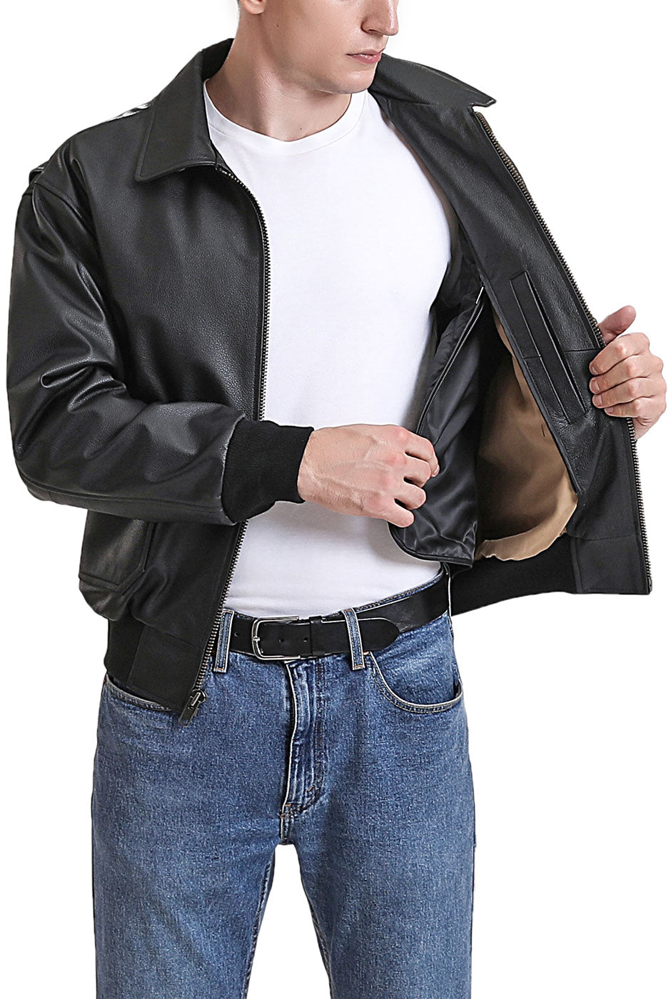 Air force discount landing leather jacket