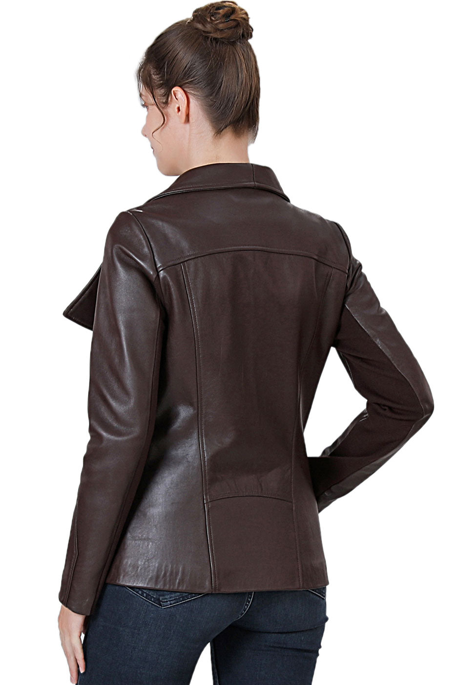 BGSD Women Mara Lambskin Leather Jacket