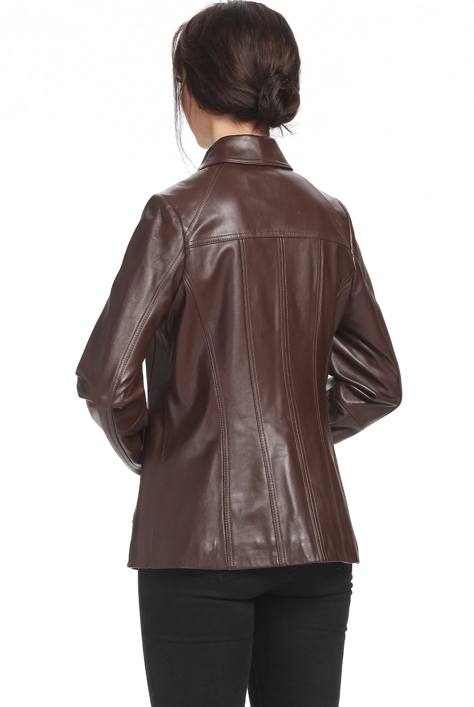 BGSD Women Ellen New Zealand Lambskin Leather Jacket