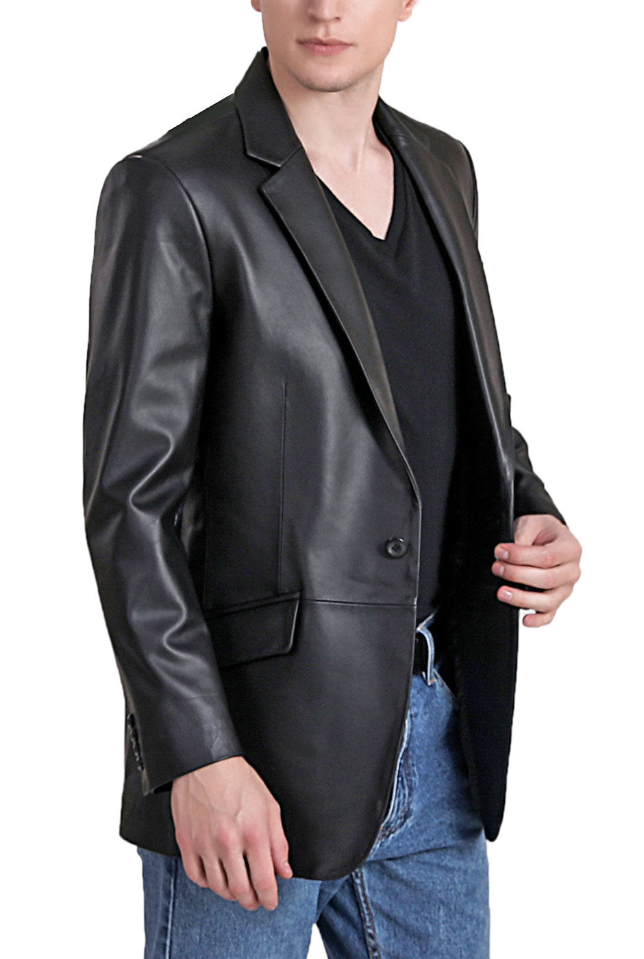Bgsd leather blazer men sale