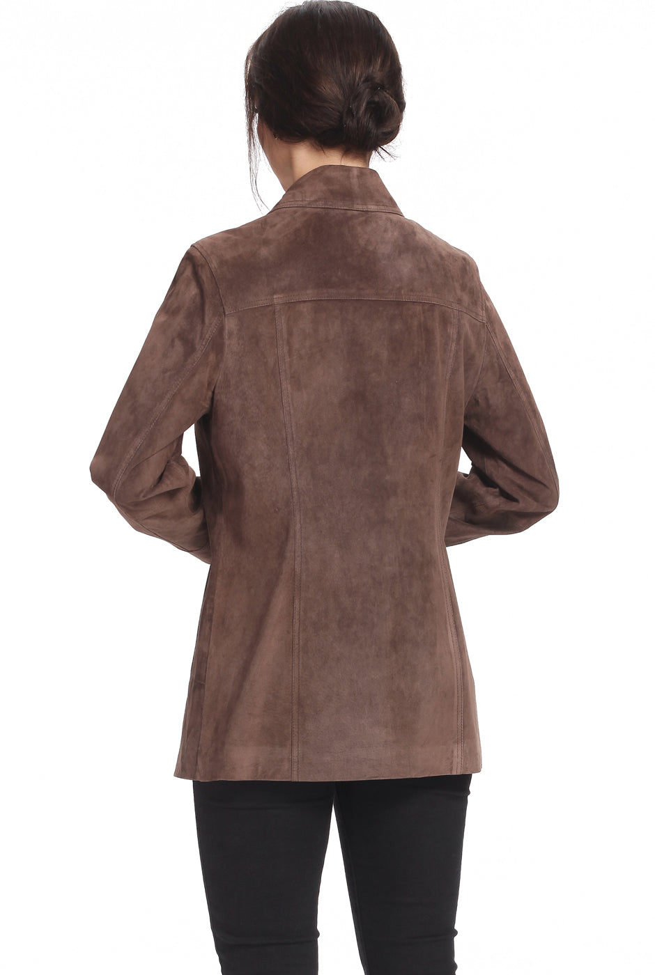 Suede car deals coat women's