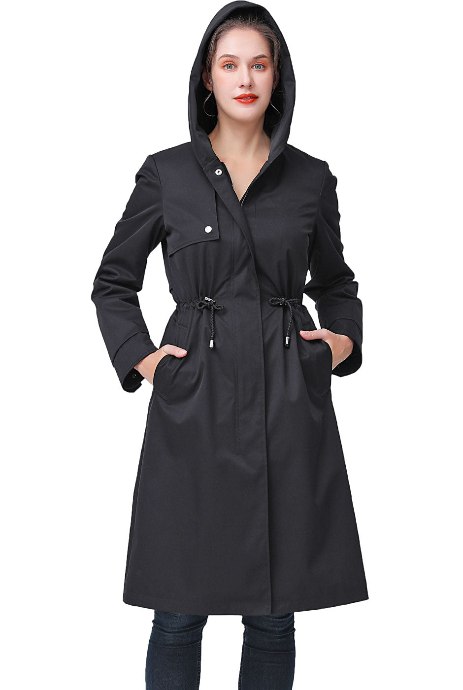 BGSD Women Riley Waterproof Hooded Zip-Out Lined Coat