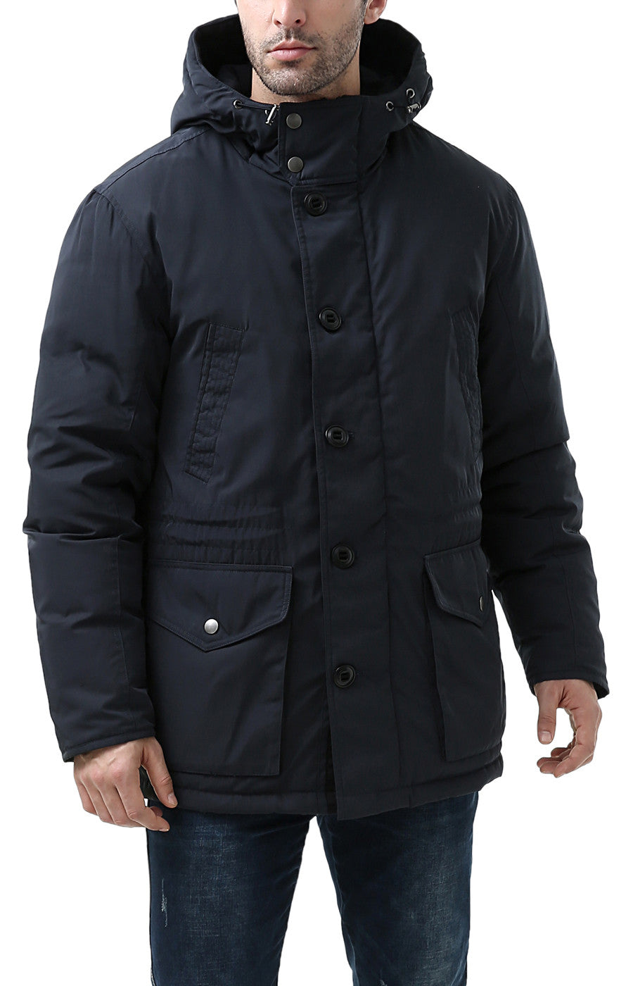 Bgsd men's tommy hooded 2025 waterproof down parka coat