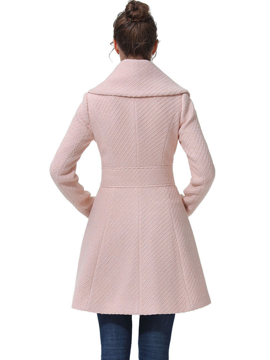 Guess fit and hotsell flare wool coat