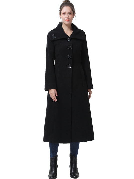 BGSD Women Mia Full Length Long Wool Coat