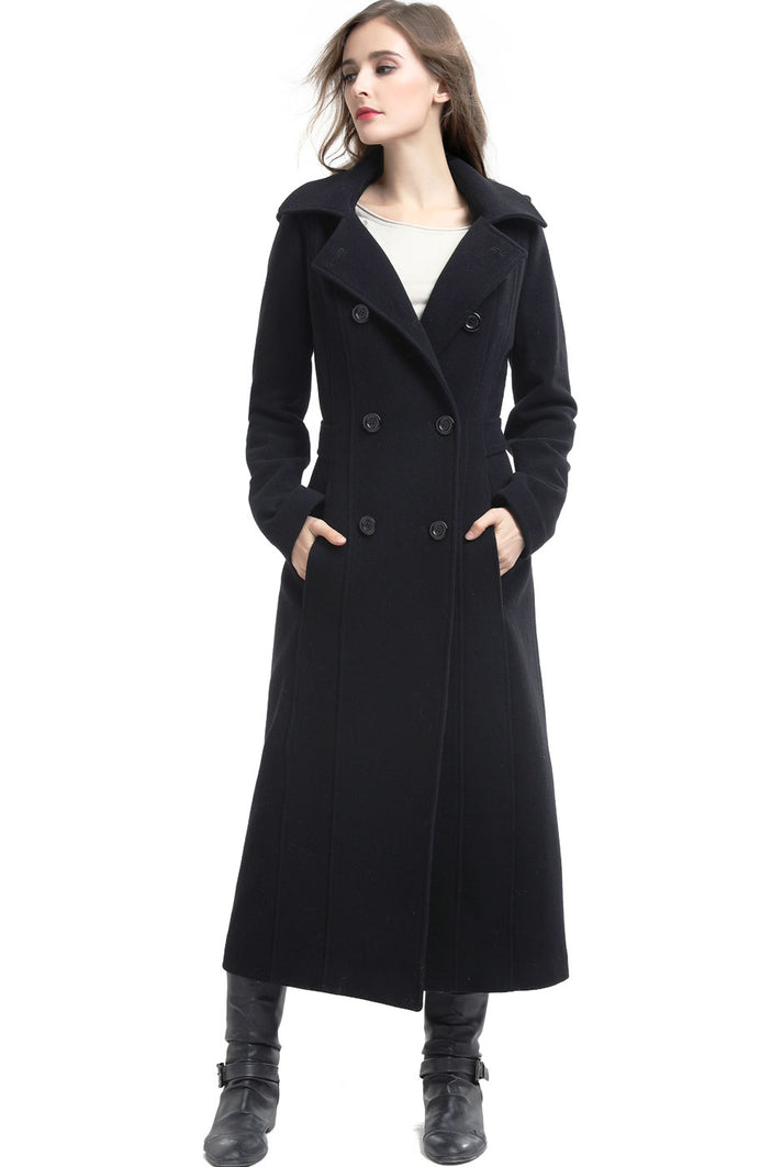 BGSD Women Mariel Wool Hooded Long Coat – Luxury Lane