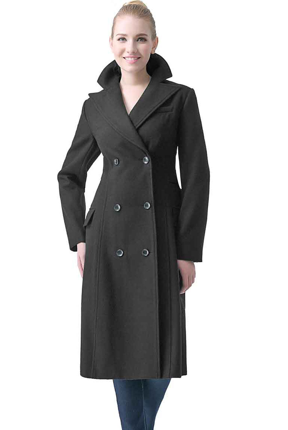 BGSD Women Romina Wool Long Walking Coat