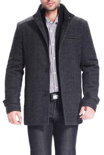 Mens car on sale coat with bib