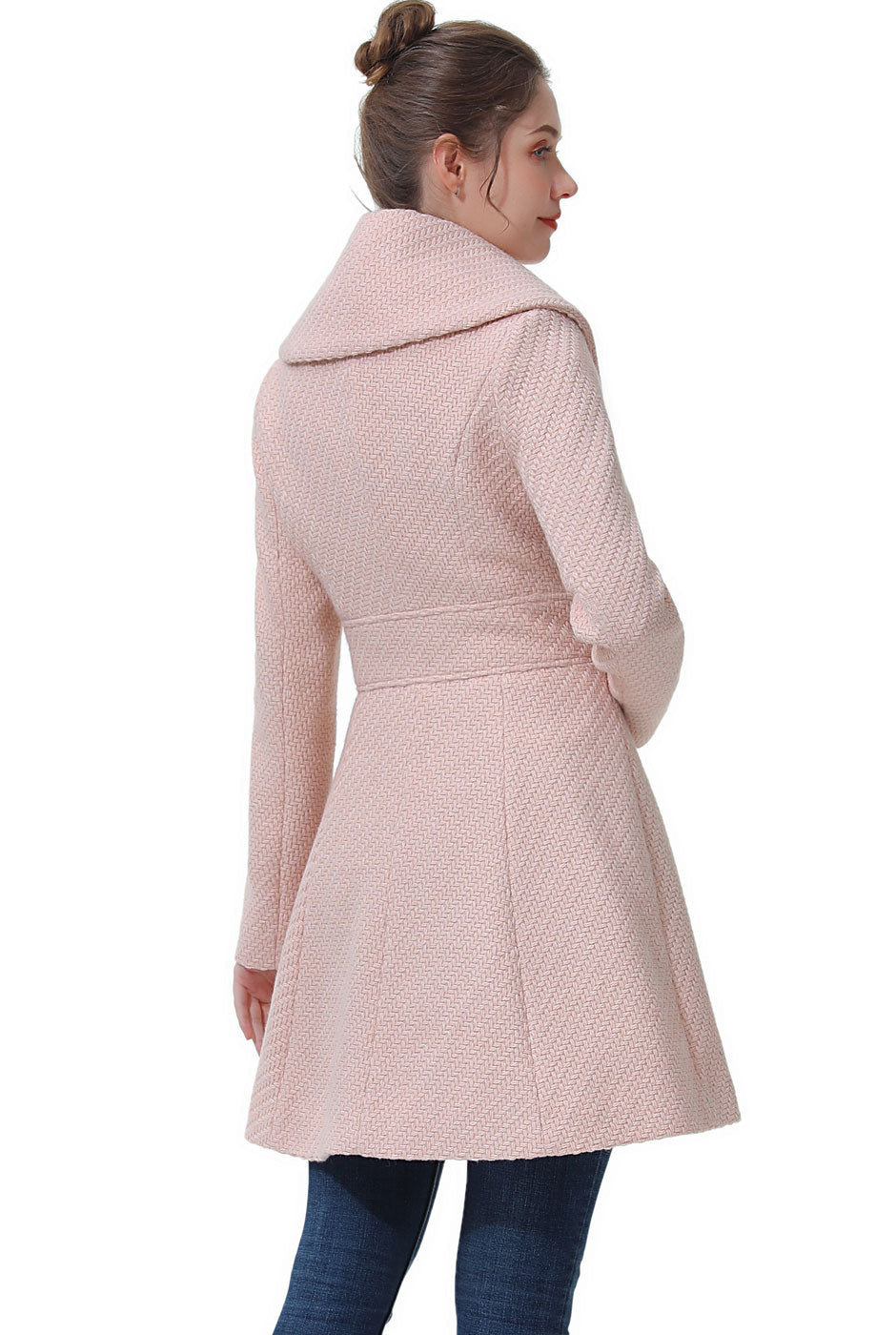 Pink wool pea best sale coat