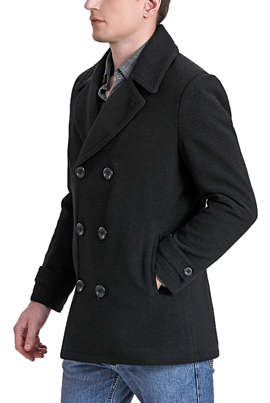 Luxury peacoat best sale