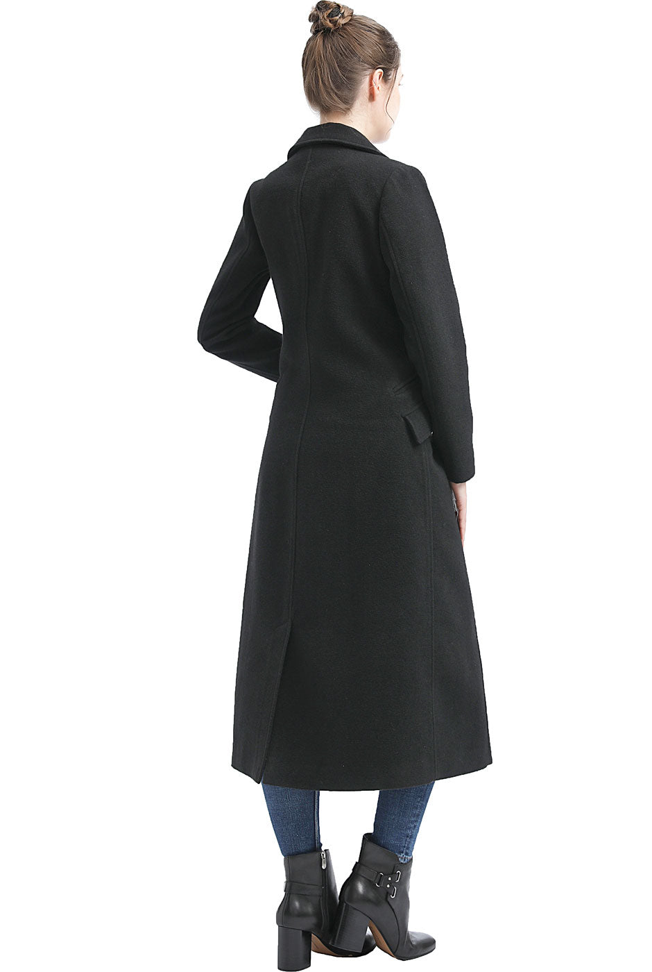 BGSD Women Sophie Full Length Long Wool Coat