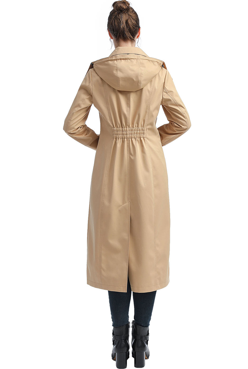 BGSD Women Kathy Waterproof Hooded Long Rain Coat