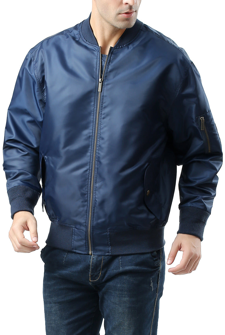 Landing Leathers Men's Air Force MA1 Bomber Jacket